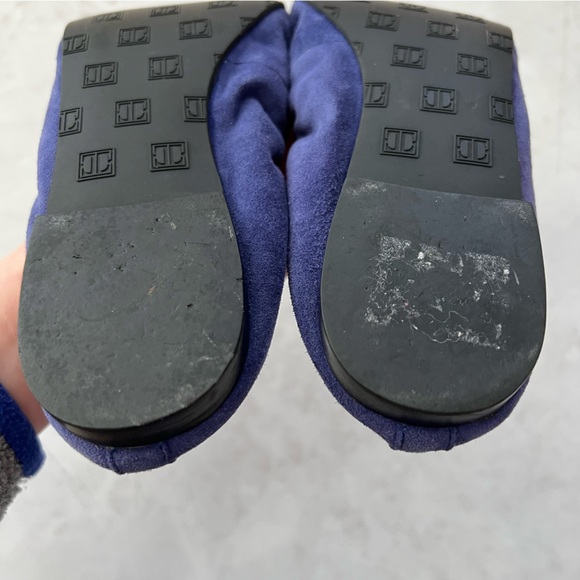 Ivanka Trump Purple Leather Ballet Bow Flats 7.5M - Picture 9 of 14